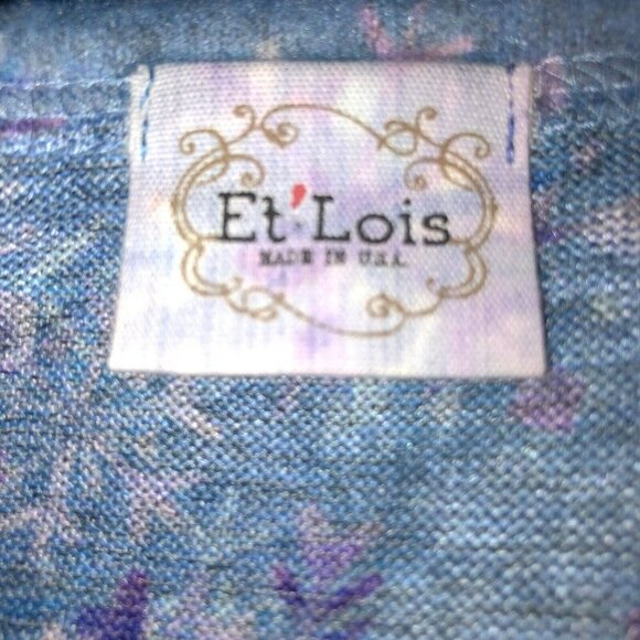 Et Lois Womens 2X Santa Claus Holiday Christmas 3/4 Sleeve Top T Shirt Tee USA - Picture 7 of 8